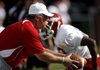Arkansas defensive coordinator Willy Robinson, who missed Saturday’s victory over Troy after being hospitalized for an infection, has returned to work. Coach Bobby Petrino expects Robinson to resume his game-day duties this week against Mississippi State.