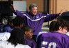 Terry Bowden at spring practice.