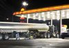 A tanker truck delivers fuel Friday at a Shell station in Little Rock. Gasoline prices dropped over the weekend to a national average of $2.64 a gallon.