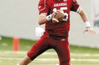 Arkansas quarterback Ryan Mallett during the Razorbacks’ game Nov. 21 against Mississippi State in War Memorial Stadium in Little Rock.