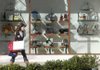 Jennifer Hatfield of Rogers shops Friday at Pinnacle Hills Promenade in Rogers.