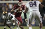 Arkansas QB Ryan Mallett was only 7-20 on pass completions in the first half of the Arkansas game against LSU.