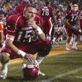 Arkansas quarterback Ryan Mallett reacts on the sidelines after the Razorbacks' 33-30 loss to LSU in...