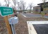 The parking at NorthStar in north Fayetteville includes shade spots, lots of vegetation, substantial fill to make the lot relatively level and plug-in spots for hybrid or electric cars.
