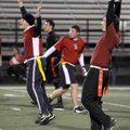 The Dough Boyz’ Sean Fraser, left, and Josh Gordon, right, celebrate a 52-yard field goal that Rich ...
