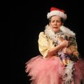 Joetta, played by Janelle Lipscomb, clutches the baby Jesus while composing a letter to Santa, baby ...