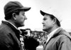 Arkansas football coach Frank Broyles, left, and Texas coach Darrell Royal greet on the field in Fayetteville, in this Dec. 6, 1969, file photo. No. 1 Texas defeated No. 2 Arkansas, 15-14. 