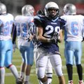 Har-Ber junior running back Gordron Welch celebrates during the Wildcats' 27-6 win over Fort Smith S...