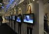 A display is set up Sunday on the U.N. Climate Wall at the site in Copenhagen where delegates from around the world are to negotiate a climate-change treaty.