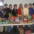 The Ladies Bible Class at the Bella Vista Church of Christ prepared more than 80 shoebox gifts for a...