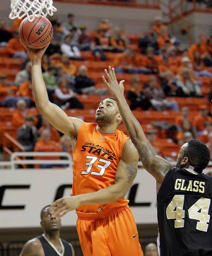 Oklahoma State forward Marshall Moses led the Cowboys with 23 points in their 81-66 victory over Tyree Glass and Arkansas-Pine Bluff on Sunday.