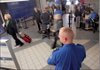Administration behavior detection officer at Little Rock National Airport, Adams Field, keeps an eye on passengers and visitors, looking for any signs of suspicious behavior.