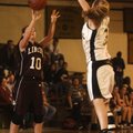 Lincoln’s Tara Paczowski takes a shot while West Fork’s Sarah Sagely defends during Monday’s game in...