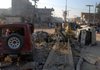 Devastation caused by Tuedsay's bombing in Dera Ghazi Khan, Pakistan