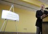Greg Spragg, capital campaign committee chairman for the Center for Nonprofits @ St. Mary’s, speaks Wednesday after accepting a $500,000 donation to the center from the Walmart Foundation in Rogers.
