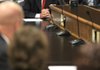 Gov. Mike Beebe speaks Thursday at the state Capitol during a meeting of the Task Force on Racial Profiling.