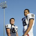 Shiloh Christian’s Kiehl Frazier, right, and Samuel Harvill, left, were named All-Northwest Arkansas...