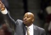 Missouri State Coach Cuonzo Martin coaches from the sidelines during the second half of the Bears' 62-57 win against Arkansas in Springfield, Mo., on Nov. 22, 2008.
