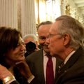 Victoria Reggie Kennedy, widow of the late Sen. Ted Kennedy, D-Mass., greets Senate Majority Leader ...