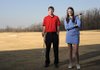 Rogers senior Slade Hames, left, and Fayetteville sophomore Olivia Lavy are the All-Northwest Arkansas Golfers of the Year.

