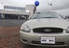 The lot at Bob Maloney Ford in Rogers holds only a few cars Wednesday.

