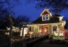 The McClain home at 606 N. Fifth St. in Rogers has a large Christmas light display on their property. The family has been putting on the display for eight years and starts stringing light in August.