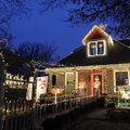 The McClain home at 606 N. Fifth St. in Rogers has a large Christmas light display on their property...