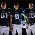 VALUABLE EXPERIENCE
Springdale Har-Ber senior defensive lineman Eric Pearce, left, and senior lineb...