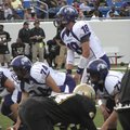 Fayetteville quarterback Brandon Allen calls a play during the Purple’Dogs’ season-opening 31-0 win ...
