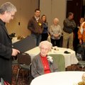 100TH BIRTHDAY
Springdale Mayor Doug Sprouse reads a proclamation honoring Ola Fox for her 100th bi...