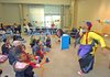 Tommy Terrific (Tommy Diaz) performs his Wacky Magic Show at the Little Rock McMath Public Library Branch.