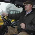 Jeremiah Girdley, operations and maintenance supervisor at the Rogers Municipal Airport, warms up a ...