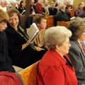 GOSPEL SING
Lisa McCoy tries to coax a few extra notes from her sons Brandon McCoy, 13, left, and C...