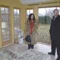 Patricia Tomasiello and Mike Maxwell talk about work needed to be done in a former hot tub room. The...