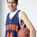 Rogers Heritage’s Jon Warner is coming one of his best games for the War Eagles since moving to Roge...