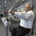 Alton Inman of Little Flock works out Tuesday at the Rogers Adult Wellness Center. Mayor Steve Womac...