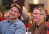 Mark Martin talks with Matt Mendenhall at the Republican watch party in Springdale in 2008. Martin, a Republican legislator from Prairie Grove, says he's running for secretary of state.