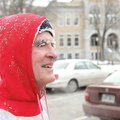 BRISK STRIDE
An icy Steve Harrington winds down after an hour long run in 5-degree weather early Sa...