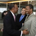  Coleman Peterson, member of the Foundation Board, Jack Shewmaker, Honorary chairman of the Foundati...