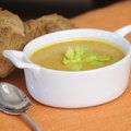 Pumpkin Soup and hefty Irish soda bread make a warming supper during frigid winter weather.
