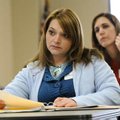 Cheryl Barnes of Siloam Springs, left, and Shelly Moffett of Bella Vista listen Thursday as student ...