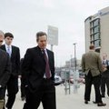 Ed Tinsley, right, with TME Inc., and Clark Reed, left, director of health care facilities with Ener...