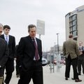 Ed Tinsley, right, with TME Inc., and Clark Reed, left, director of health care facilities with Ener...