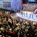 Members of the First Baptist Church in Springdale and the Church at Pinnacle Hills gather at the Rog...
