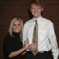 Maggie Thompson and Jon Koonce in January pose for Bentonville High School's Color Day court.
