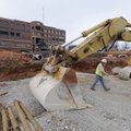 Construction continues Thursday on the Washington County Courthouse in Fayetteville. VCC Constructio...