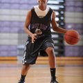 SKILLED LINEAGE
Fayetteville sophomore guard Sydney Conley dribbles at the top of the key during pr...