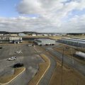 The Springdale Municipal Airport is seen from the air traffic control tower Monday. The Springdale A...