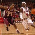 Courtney Fortson, right, scored 33 of his career-high 35 points in the second half of Arkansas' 67-6...