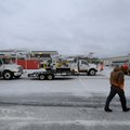 Donald Pinkley, safety coordinator for Ozarks Electric Cooperative, walks through the staging yard a...